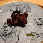 銀座 しのはら - 焼鼈(エルメスのプレート）