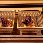 銀座 しのはら - 玉子豆腐