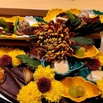 銀座 しのはら - 菊たっぷり