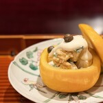 壽山 - 柿と胡桃の白和え