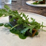 aru - スフィーダさんのルッコラとロロン南瓜
      ルッコラのソース　赤玉葱　アンチョビのソース