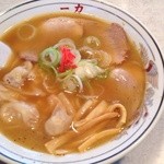 中華そば 一力 - 雲呑麺