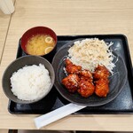 九州鳥若丸 - ヤンニョム唐揚げ定食
