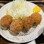 富金豚 - プレーンメンチカツ定食