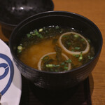 とんかつ まい泉 - 【茶美豚ヒレかつ膳@税込1,880円】味噌汁