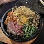 焼肉ぜん - カルビ石焼ビビンバ　ジューシー