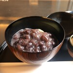 鍵善良房 - きび餅ぜんざい