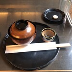 鍵善良房 - きび餅ぜんざい 1,200円（税込）