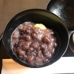 鍵善良房 - きび餅ぜんざい