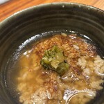 築地鉄板焼 Kurosawa - 締めは 鶏がらスープをかけて だし茶漬け風