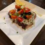 やきとり虎 - カツオのタタキ！手がこんでます