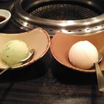 SATOブリアン - デザートのアイスクリーム