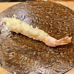 天ぷら もっこす - しっかり火入れした車海老