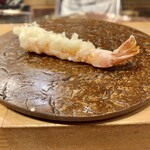 天ぷら もっこす - しっかり火入れした車海老