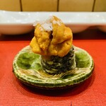 天ぷら もっこす - 雲丹の細巻と生雲丹