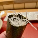 天ぷら もっこす - 大根のツマと茗荷