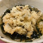 天ぷら もっこす - 穴子の天茶