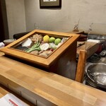 天ぷら もっこす - 自席から