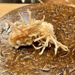 天ぷら もっこす - 車海老の頭・海老味噌入