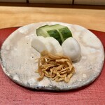 天ぷら もっこす - 漬物