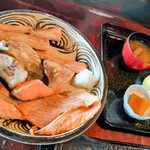 光る海 - サーモンハラス焼き定食