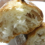 nukumuku - バゲットミニサイズ；断面