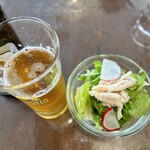 点心・中華 春夏秋冬 - 定食のチキンサラダ