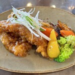 点心・中華 春夏秋冬 - 秋定食の主菜　穴子