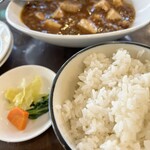 点心・中華 春夏秋冬 - 麻婆豆腐とご飯