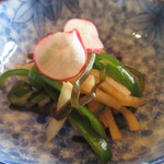 ル・ココン - ピーマンと大根のサラダ（各ランチ共通）
