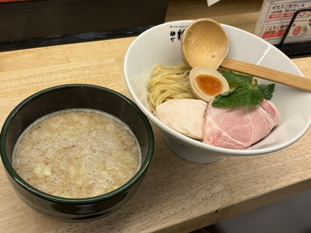 鶏白湯と貝のつけ麺ヽ(*•̀ᴗ•́*)و ̑̑GOOD✧*｡』by MASA⭐️RU : 麺や  