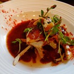 シェ・レノン - サワラのクレープ焼き魚