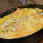 焼きもの家 慶 - ポテトフライに明太もちチーズをのっけてやるつもりでいたけど、ポテトフライが売り切れだった。自家製だから仕方ない