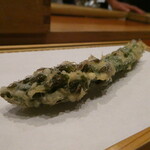 天婦羅 みやしろ - アスパラ