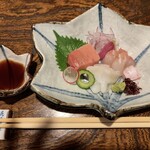 環翠 - マグロ　ヒラメ　タコの刺身