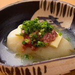 名古屋コーチン鶏おでん清水 - じゃがバター酒盗のせ