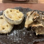 MURA PUB - 舞茸とレンコンの天ぷら