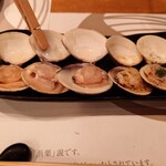 はまぐり庵 - 焼きはまわんこ、焼きハマグリ（バター、ガーリック）