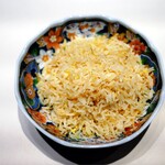 銀座 鮨 桃の木 - 炒飯は、ボリュームもしっかりありました