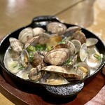 北本の貝や。 - アサリ柚子胡椒バター