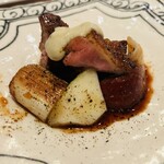 新日本料理おぶね - 肉料理 近江鴨炭火炙り