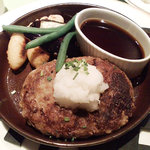 ベーカリーレストランサンマルク - 和牛黒豚ハンバーグ