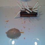 ル・ジュー・ドゥ・ラシエット  - ガトー マンダリンナポレオン　ココナッツ風味　マダガスカル産チョコレートのグラス