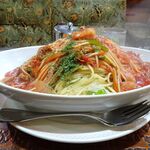 アーモンド - ボンゴレロッソ（大盛）1,100円（ドリンク付き）