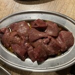 ヤキニク ぼんず - レバモト330円