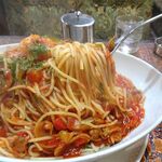 アーモンド - ボンゴレロッソ（大盛）1,100円（ドリンク付き）