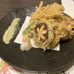 酒粋 醍醐 - きのこの天ぷら