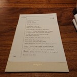 mingles - メニュー (表)