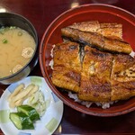 北御門 - ◆上鰻丼 3450円（6切れ）