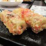 もっきりマルキュウ - ちくわの紅生姜天！